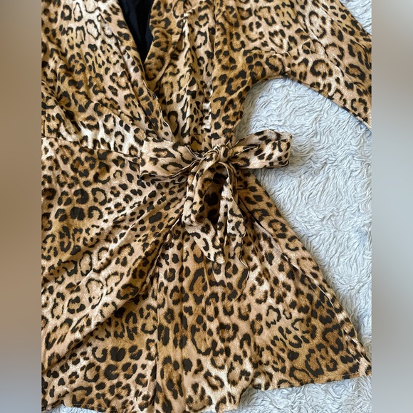 Zara trf collection Cheetah Print Romper - Picture 7 of 13